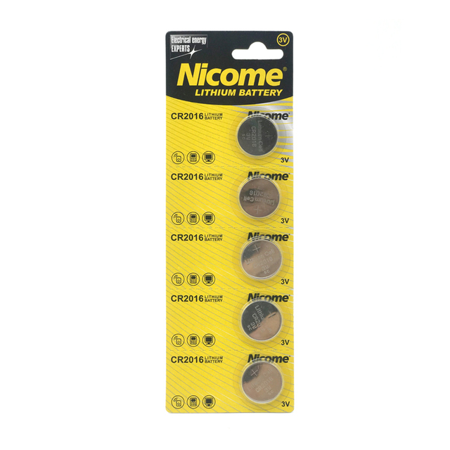 OEM 3v Lithium Button Cell CR2016 Battery for Watch