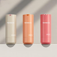 Bouteille Pompe Airless Double Paroi Torsadée 1 OZ de Haute Qualité, Emballage Cosmétique Rechargeable Sans Air en Plastique Fantaisie