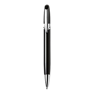 Penna a Sfera in Alluminio Arancione, Penna Promozionale in Metallo con Piuma e Materiale Plastico, Penne a Sfera in Metallo - Product Image 1