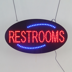 Luocute Toilet LED Neon Sign, Acrylic Material USB Powered Eye Catching