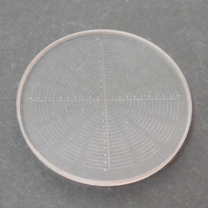 913 DIV 1MM Hiệu Chuẩn Tấm Tròn Thị Kính Graticule Đo Kính Đồng Tâm Vòng Tròn Micromet Cho Kính Hiển Vi - Product Image 4