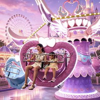 Prodigy Nouvelle Attraction : Manège Chaise Volante pour Enfants, Aire de Jeux Intérieure et Extérieure