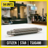 Husillo de acero inoxidable C45 personalizado para CNC, torneado de precisión y roscado para impresora 3D y robot, 0.002mm Citizen Star Tsugami