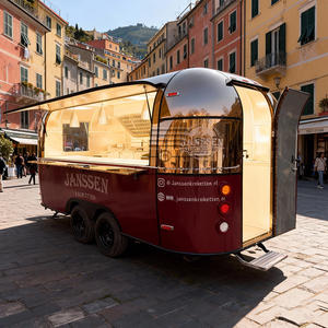 Remorque de restauration de rue vintage, camion de <span class=keywords><strong>kebab</strong></span> doner, camion de pizza, remorques de barbecue certifiées avec cuisine complète - Product Image 4