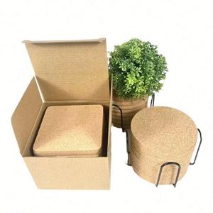 Posavasos de Corcho, Alfombrilla Aislante para Mesa, Absorbente, Antideslizante, Cuadrada, Redonda, Personalizada - Product Image 3