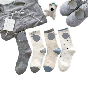 Calcetines Lindos con Lazo para Mujer, Medias de Media Pantorrilla con Diseño de Cachorro de Dibujos Animados, Sin Costuras, Estilo Coreano, Finos, Transpirables, Moda Juvenil - Product Image 4