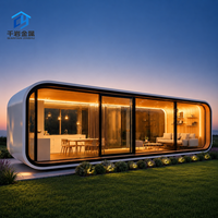 Villa Capsule Modulaire Préfabriquée Personnalisée Moderne Type Cabane Apple, Direct Usine, pour Hôtels, Complexes Hôteliers et Campings de Vacances