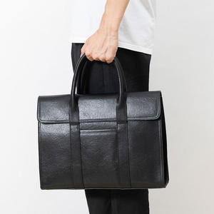 Porte-documents pour homme en cuir Andong, 14 pouces, en cuir de vache véritable, sac à main de grande capacité pour homme, style professionnel, 6798-3 - Product Image 2