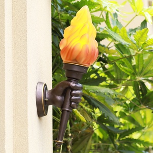 Mỹ Retro Ngoài Trời Tường Trang Trí Nội Thất Đèn Sáng Tạo Ngọn Lửa LED Đèn Công Nghiệp Sân Vườn Đèn Treo Tường Đèn Không Thấm Nước <span class=keywords><strong>Torch</strong></span> - Product Image 5