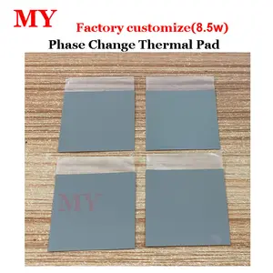 Customized 3W 5W 6W 8.5W High Quality Phase Change Thermal Pad 0.05~0.5mm High Performance Phase Change Materials