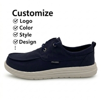 ITAZERO Mocassins Espadrilles Rétro en Toile et Jean pour Hommes – Chaussures Décontractées Confortables et Légères pour la Conduite et la Marche Quotidienne