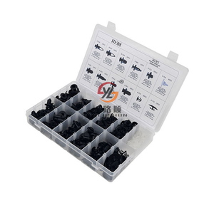 242 pièces Assortiment de Clips pour <span class=keywords><strong>carrosserie</strong></span> automobile, Clips pour voiture, <span class=keywords><strong>fixation</strong></span> en plastique HE08 - Product Image 1