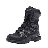 YAKEDA Respirant Askeri Bottes Durable Hommes En Cuir Chaussures De Chasse Escalade Rafale Étanche Randonnée Tactique Bottes Formation Botas