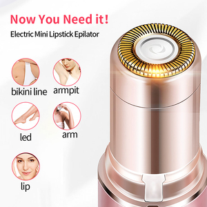 KKS-máquina de afeitar portátil para mujer, afeitadora indolora, minidepiladora eléctrica para cejas - Product Image 4