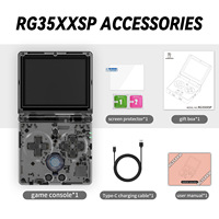 Le plus récent rétro Mini RG35xxsp Console de jeu Machine d'arcade portable 5G WiFi Flip Design Jeux 3D Multi-Player Play Gift Players
