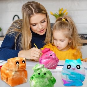 Kit di Pittura in Vinile Fai-da-Te per Bambini, Crea il Tuo Piccolo Pollo Giallo, Kit Educativo di Arte e Artigianato - Product Image 3