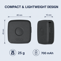 Mini traceur GPS personnel portable P8, dispositif d'alarme d'urgence SOS pour les personnes âgées, les enfants et la sécurité personnelle