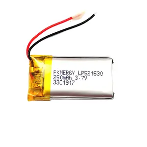 PKNERGY 3.7V 250 mAh 521630 502030 521540 280 mAh แบตเตอรี่ลิเธียมโพลิเมอร์สำหรับอุปกรณ์ความงาม