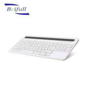 Chất lượng cao BT Bàn phím không dây cho Tablet PC với trackpad và ổ cắm - Product Image 5