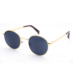 Sunway Eyewear Round Metal Frame Sun Glasses <b>Spring</b> <b>Hinges</b> Wholesale Retro Fashion Men Women Sunglasses - Product Image 2
