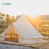 Yurte de plein air, tente préfabriquée, tentes de camping de grande taille, tente de camping imperméable, dôme de glamping