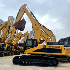 Excavadora de cadenas usada Cat 345D L de 47 toneladas con motor C13, gran potencia de excavación, excavadora hidráulica de servicio pesado para minería - Product Image 1