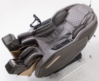 Sillón de Masaje Corporal Completo Avanzado con Masaje de Pies, Mecanismo 4D, Riel SL, Ejercicio de Estiramiento para Relajación en el Hogar y Recuperación Diaria