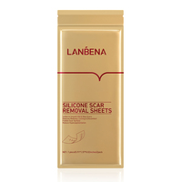 Patchs en gel de silicone pour la réparation de la peau, marque privée LANBENA, cicatrices, vergetures, feuille de suppression des marques