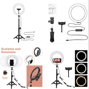 Universal Selfie regulable Led anillo <span class=keywords><strong>de</strong></span> luz <span class=keywords><strong>de</strong></span> relleno con soporte del trípode para el maquillaje tik <span class=keywords><strong>tok</strong></span> Video en vivo - Product Image 2