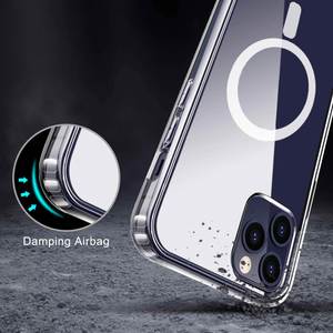 Custodia <span class=keywords><strong>Trasparente</strong></span> Magnetica per Ricarica Wireless per <span class=keywords><strong>iPhone</strong></span> 17 16 15 <span class=keywords><strong>Pro</strong></span> Max 13 12 14 <span class=keywords><strong>11</strong></span> Plus, <span class=keywords><strong>Cover</strong></span> <span class=keywords><strong>Trasparente</strong></span> in TPU PC - Product Image 3