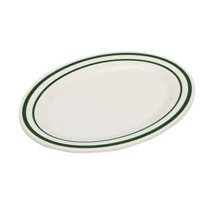 Piatto Ovale A5 in Melamina <span class=keywords><strong>Pine</strong></span> Tree da 9 Pollici, per Ristorante, Piatto Principale, Bistecca, Pesce e Patatine Fritte, Cena, Pranzo, Colazione, Piatto Popolare - Product Image 4
