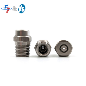 1/4 MEG Acero inoxidable Lavado de <span class=keywords><strong>alta</strong></span> presión 1/4 Rosca Boquilla de ventilador plano para limpiadores de superficies - Product Image 6