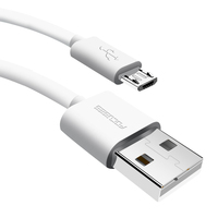 Câble de charge et de données Micro USB 2.0 blanc durable en gros, 4 cordons, 1M, 3M, 2M, pour chargeur Android Samsung Micro USB V9