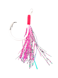 Hameçons de pêche phosphorescents pour eau salée, hameçons flasher à jupe en acier à haute teneur en carbone pour la pêche en eau profonde - Product Image 5