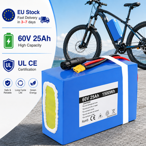 Batería de Litio Prismática de 60V 25Ah con Conector XT60, Resistente al Agua, Celdas de Grado A, Stock en la UE - Product Image 1
