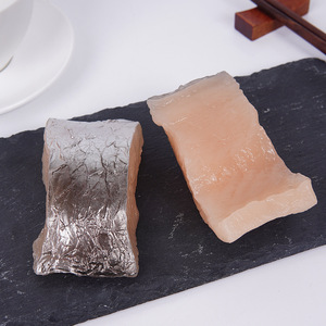 Simulated food grass carp chunks keychains, <b>fake</b> seafood <b>fish</b> meat chunks, sample room dishes, decorations, prank toys. - Product Image 5