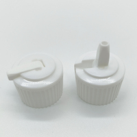 Capuchons de bec à rabat en plastique personnalisés Jupe côtelée Couvercle de capuchon supérieur de distribution de tourelle à bec