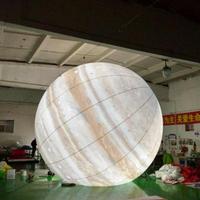 Système solaire gonflable en PVC rougeoyant de haute qualité ballon de planète lune boule de planète gonflable