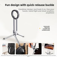 Support de téléphone portable magnétique pour bureau, voyage, réglable, portable, pliable, flexible, mains libres, pour voiture et avion