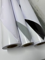 Usine de vinyle de premier plan en Chine, vente en gros de rouleaux de vinyle adhésif, vinyle imprimable à jet d'encre pigmenté, vinyle auto-adhésif en PVC pour l'impression