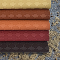 Tissu en cuir synthétique PVC Rexine gaufré résistant à l'abrasion pour tapis de voiture, sacs, portefeuilles, rembourrage de meubles - Vente en gros