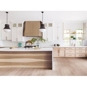 Muebles de Cocina de Diseño Personalizado Estilo Americano, Gabinete de Cocina Personalizado, Isla de Cocina Moderna de Madera Sólida - Product Image 1