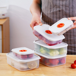 Boîte de conservation alimentaire en plastique hermétique pour pique-nique, sans BPA, micro-ondable, empilable, lot de 3 pièces, directement de l'usine - Product Image 4