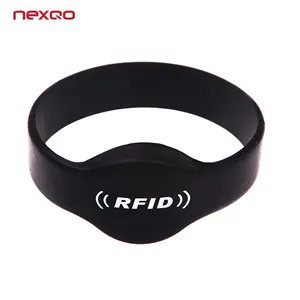 NFC Силиконовый браслет с индивидуальной печатью RFID