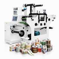 Machine à découper et à rembobiner les étiquettes rotatives avec découpeuse de précision pour autocollants adhésifs, pour papier et film
