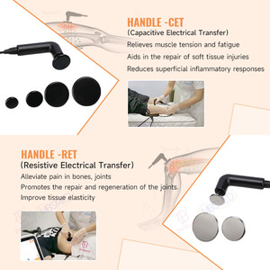 Máquina de Diatermia Profesional <span class=keywords><strong>Tecar</strong></span> Pro Max 448khz+20khz para Alivio Muscular Profundo - Product Image 3
