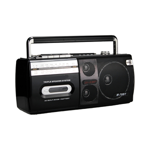 Retro Portable Cassette Recorder AM FM SW Radio BT <b>USB</b> TF Card Dual <b>Speakers</b> For Home Office Travel Use Stereo Boombox - Product Image 1