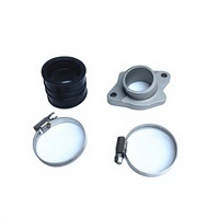 Collecteur d'admission OEM Zontes 368G Voge 525DSX 2026 avec adaptateur de carburateur en aluminium et tuyau pour moto tout-terrain BSE Leopard J2