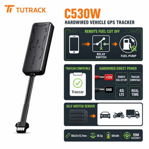 เครื่องติดตาม GPS สำหรับรถยนต์ รถจักรยานยนต์ รถบรรทุก รองรับ Traccar แบบติดตั้งถาวร ใช้ไฟตรง ควบคุมการตัดน้ำมันจากระยะไกล พร้อมเซิร์ฟเวอร์ในตัว - Product Image 1