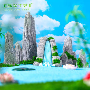 Micro-paisaje artificial <span class=keywords><strong>de</strong></span> Weij, simulación <span class=keywords><strong>de</strong></span> montañas, aguas, cascadas, rocas extrañas, musgo, paisajismo <span class=keywords><strong>de</strong></span> jardín, bricolaje - Product Image 3